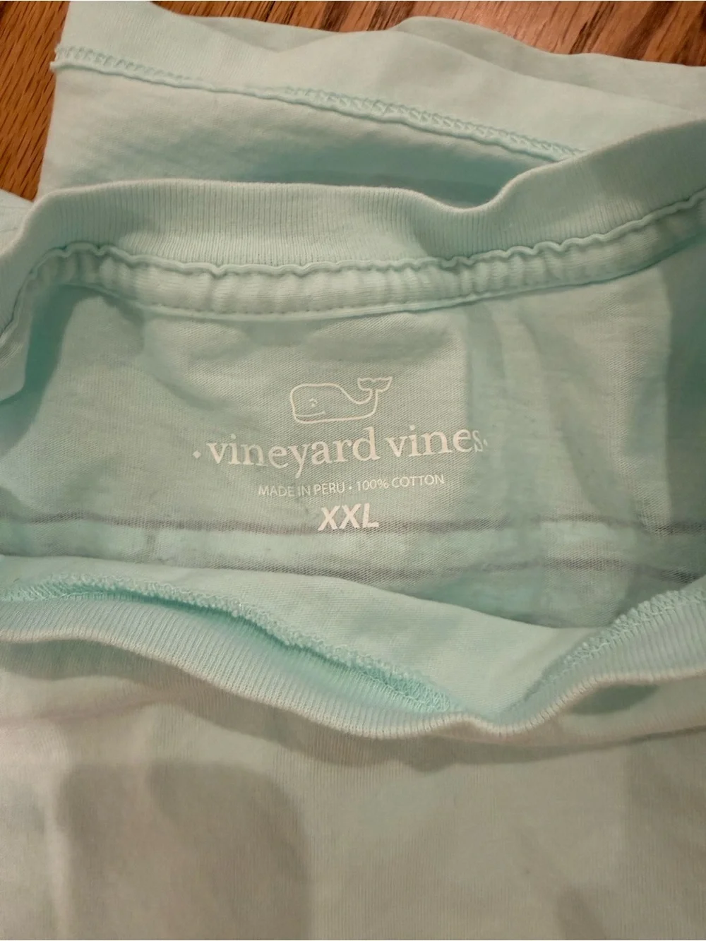 Vineyard Vines Men's 'Chill' Pocket Graphic T-Shirt - Light Aqua - XXL